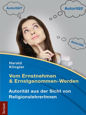 cover image of Vom Ernstnehmen und Ernstgenommen-Werden
